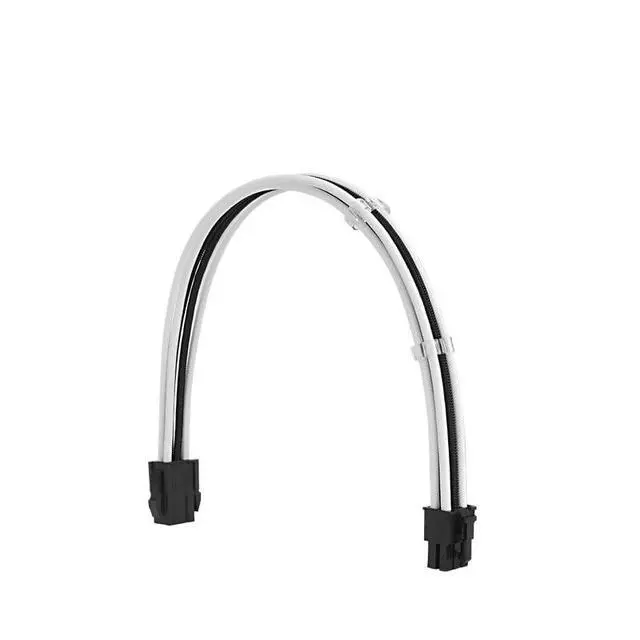 Alt view image 7 of 7 - Wen ST Fm-NP6P PCI-E 6Pin Power Extension Cable for Motherboard/GPU 6 Pin 18AWG Combination Color Extension Cables with Comb(Black - Silver)