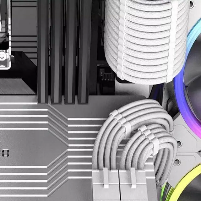 Alt view image 5 of 5 - Wen ST All Motherboard ATX 24Pin CPU 8Pin EPS 4+4-Pin PCI-E GPU 8Pin 6+2 Extension Cable(30cm,MB 24Pin ATX Cable)