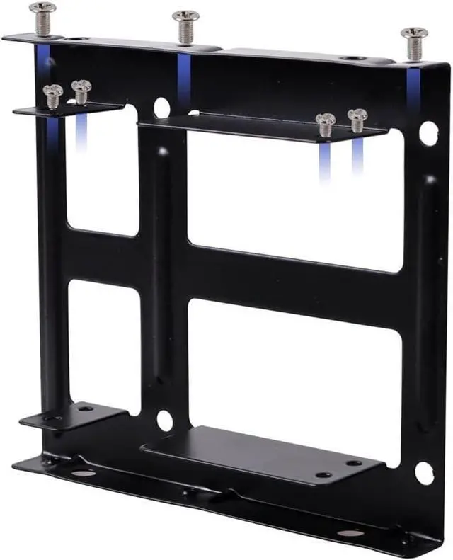 Alt view image 2 of 5 - SSD Mounting Bracket Adapter 2.5 to 3.5 inch SSD Mounting Kit with SATA Cable and SATA Power Cable