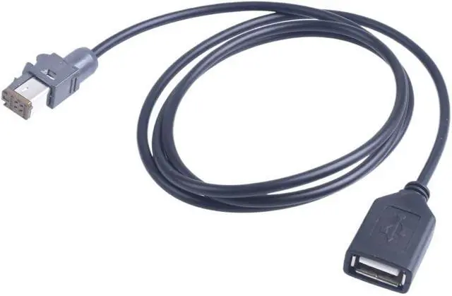 Alt view image 2 of 2 - Car Aux Audio Input Media Data Wire Plug to USB Adapter Conector for NHZN-W60G NHZN-X61G