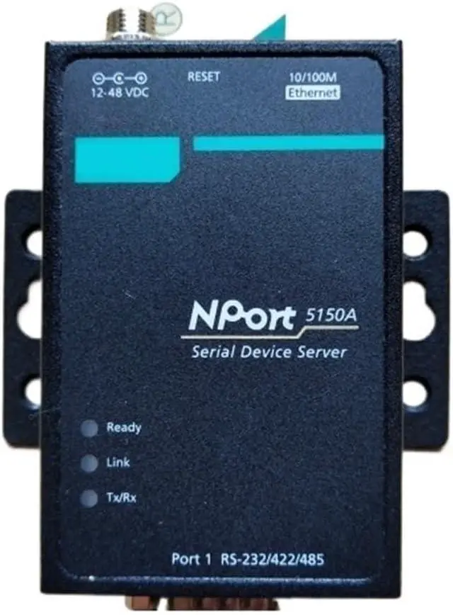 Alt view image 3 of 3 - One Port RS-232/422/485 Serial Server NPORT5150A Original