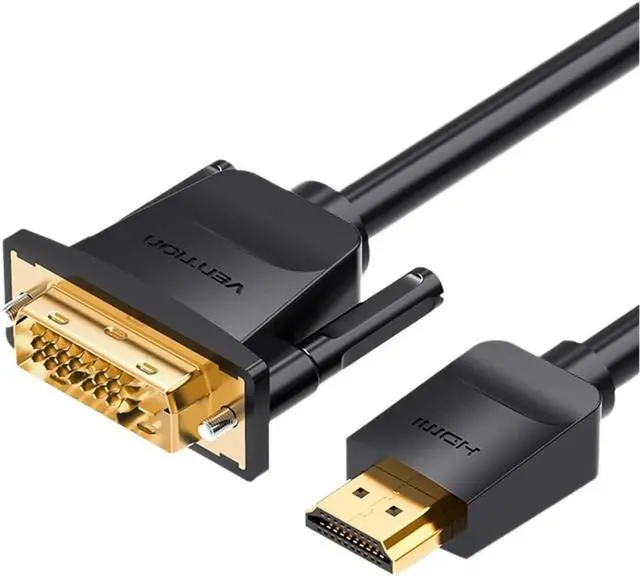 Main image of HDMI to DVI Cable 1m 2m 300cm 5m DVI-D 24+1 Pin Support 1080P 3D High Speed HDMI Cable for LCD DVD HDTV Projector P>S#3(2m)