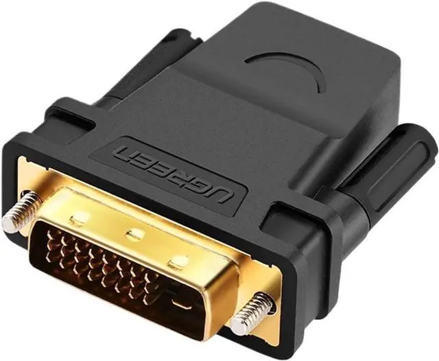 Main image of DVI to HDMI Adapter Bidirectional DVI-D 24+1 Male to HDMI Female Cable Connector Converter for HDTV Projector HDMI to DVI