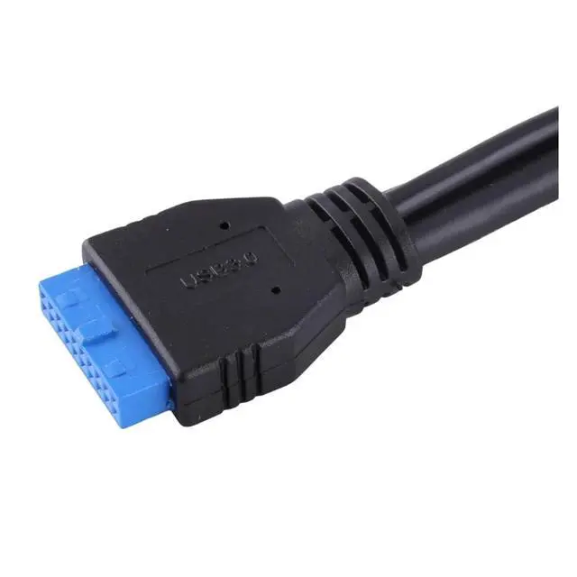 Alt view image 4 of 6 - 19-Pin Motherboard Cable USB3.0 1 to 2 Splitter Internal USB Hub