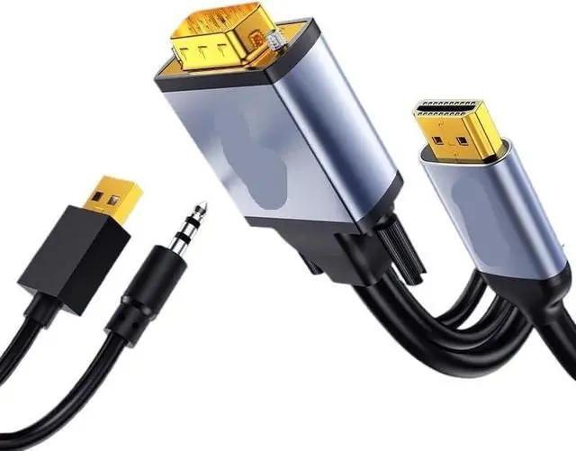 Alt view image 4 of 4 - 1080P HDMI to Cable Converter Adapter for TV Box PC Switch P;S/4 to Projector M>oni>tor TV Displayer(No Audio No Power,2m)