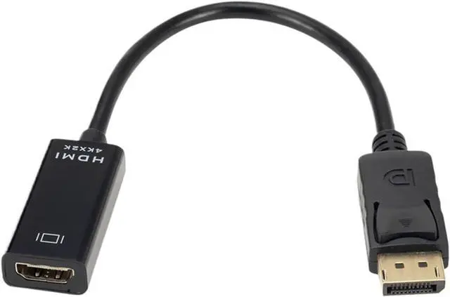 Alt view image 5 of 7 - GRWIBEOU 4K DisplayPort to HDMI-Compatible Adapter Converter Display Port Male DP to Female HD TV Cable Adapt Video for PC