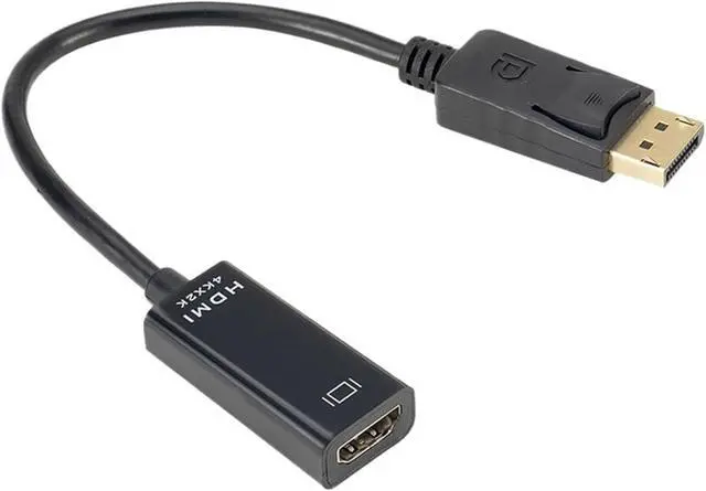 Alt view image 6 of 7 - GRWIBEOU 4K DisplayPort to HDMI-Compatible Adapter Converter Display Port Male DP to Female HD TV Cable Adapt Video for PC