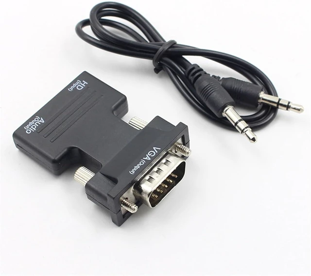 Main image of VGA to HDMI-Compatible HD 1080P Adapter Converter with Audio for PC Laptop to HD Projector HDMI-Compatible to VGA Adapter(HD to VGA)