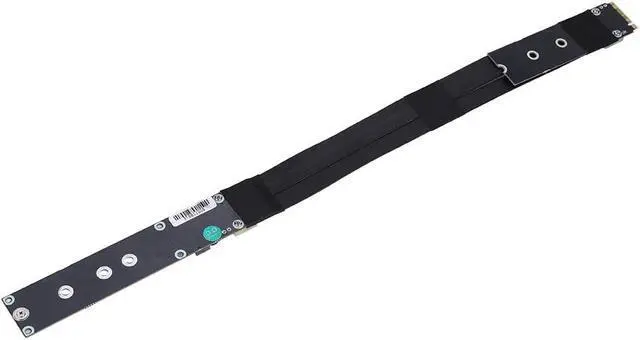 Alt view image 6 of 6 - TANIQIACA 20cm M.2 NVMe SSD Extension Cable, PCI E 3.0 x4 Full Speed, Sturdy and Strong, 32Gbps Transmission for Laptop External NVMe Slot