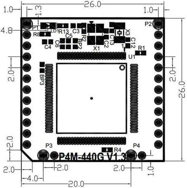 Alt view image 3 of 3 - P4M-440G Serial MQTT Ethernet Module with Evaluation Board Kit