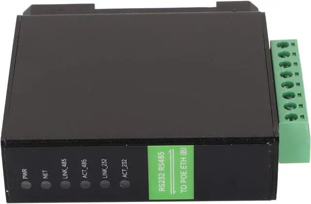 Main image of gernie Experience Quick, Reliable Data Transfer with Our Rs485 to Rj45 Ethernet Serial Server - 1200 Rail Port with Rail Type 115200Bps Rs232. Ideal for Network Port Communication It