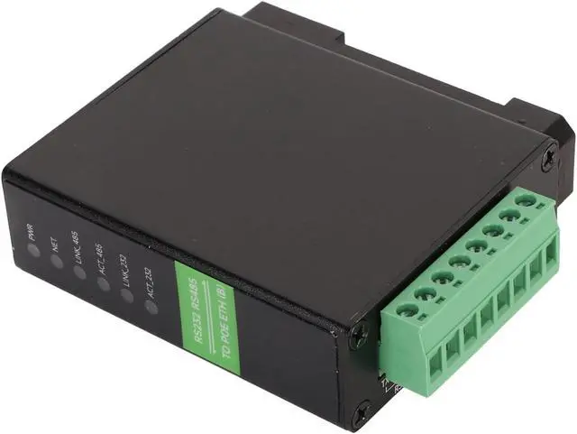 Alt view image 2 of 7 - gernie Experience Quick, Reliable Data Transfer with Our Rs485 to Rj45 Ethernet Serial Server - 1200 Rail Port with Rail Type 115200Bps Rs232. Ideal for Network Port Communication It