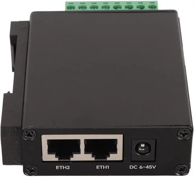 Alt view image 6 of 7 - gernie Experience Quick, Reliable Data Transfer with Our Rs485 to Rj45 Ethernet Serial Server - 1200 Rail Port with Rail Type 115200Bps Rs232. Ideal for Network Port Communication It