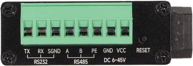 Alt view image 7 of 7 - gernie Experience Quick, Reliable Data Transfer with Our Rs485 to Rj45 Ethernet Serial Server - 1200 Rail Port with Rail Type 115200Bps Rs232. Ideal for Network Port Communication It