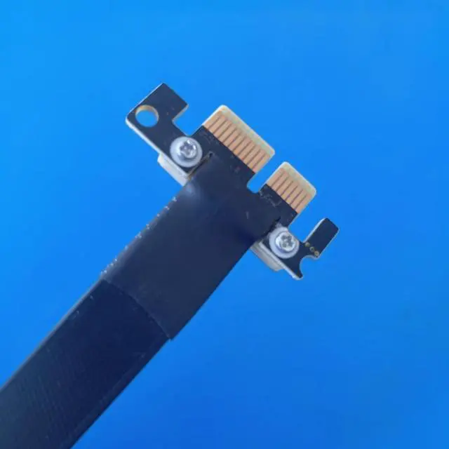 Alt view image 4 of 7 - PCIE 3.0 X1 to X8 Turn 180 Degree Splint Vertical Extension Cables Support Ssd Card USB Card Network Card (60CM)