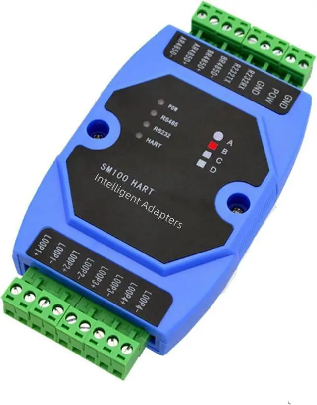 Main image of HART to MODBUS HART Protocol Converter HART to RS485 to 232 SM100-B (SM100-A (RS232 Interface)
