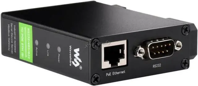Main image of RS232/485/422 to RJ45 Ethernet Module with POE Function, TCP/IP to Serial, Bi-Directional Transparent Transmission, Suitable for Data Acquisition @XYGStudy (RS232/485/422 to POE ETH (B))
