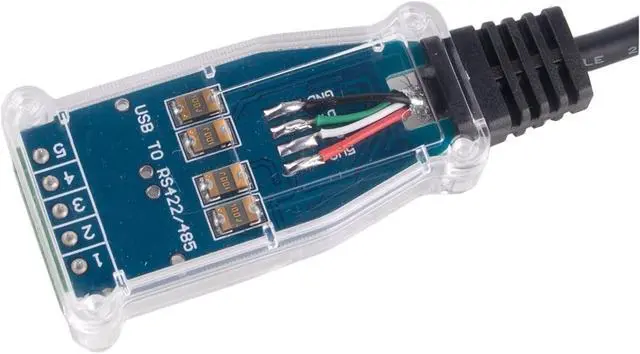 Alt view image 3 of 6 - EVURU USB to RS422 RS485 Serial Adapter Converter 6Pin Terminal Block Communication Cable