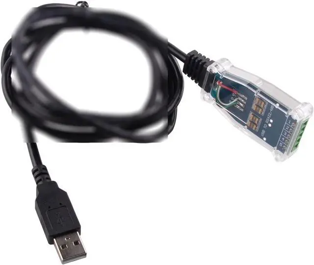 Alt view image 6 of 6 - EVURU USB to RS422 RS485 Serial Adapter Converter 6Pin Terminal Block Communication Cable
