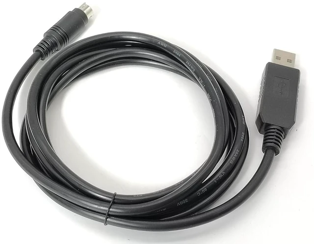 Alt view image 6 of 7 - USB to Mini 7-Pin DIN Cable for ROOMBA Battery, 1.8m Configuration Cable