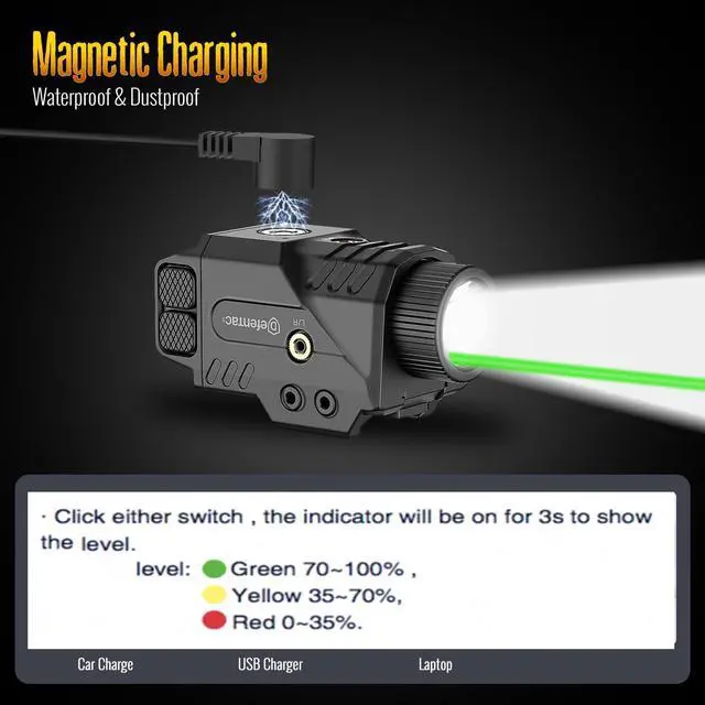 Alt view image 7 of 7 - Defentac Tactical Product, Bundle with Magnetic Charger Cable