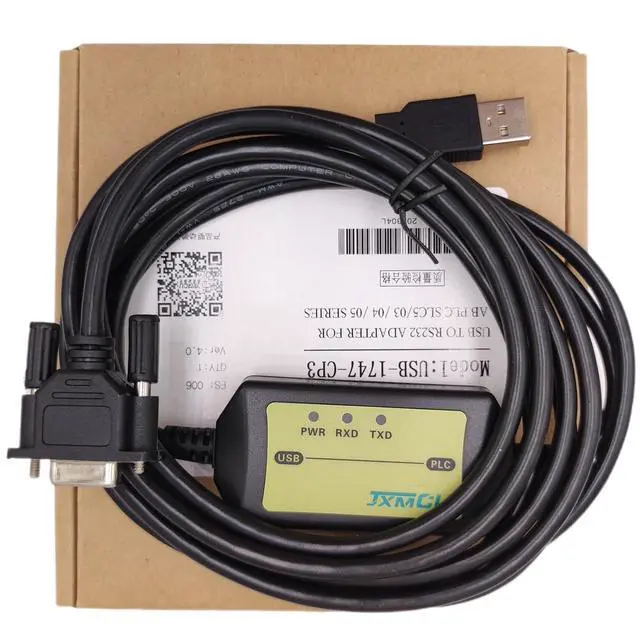Alt view image 3 of 6 - New USB-1747-CP3 PLC Programming Cable Compatible with AB USB-1747-CP3 SLC 5/03 5/04 5/05