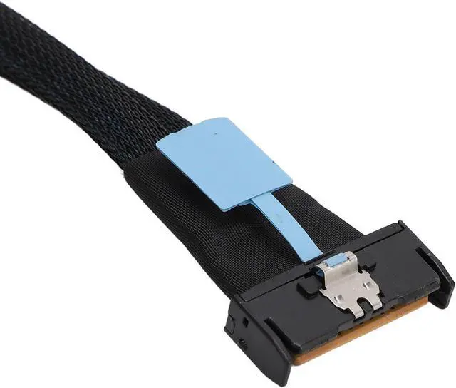 Alt view image 7 of 7 - Pomya for MCIO 8i to 2 x SFF 8643 Cable, PCIe 5.0 32GT / s High Speed for MCIO X8 to Mini SAS HD SFF 8643 Cord for Server Data Center 31.5in, Stable Connection
