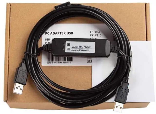 Main image of for CA3-USBCB-01 Programming Cable Touch Panel GP3000, ST3000(W), LT3000, etc. GP-4501/4301 Series Communication Download Cable Data, 3 M