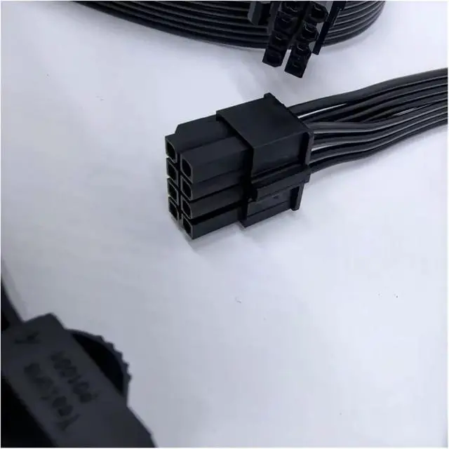 Alt view image 4 of 6 - 8/6P to GPU8(6+2) pin CPU8pin(4+4) pin SATA IDE Molex Power Cable for MIS MPG A650GF A750GF A850GF Series Module(8pin to CPU 4 4p)
