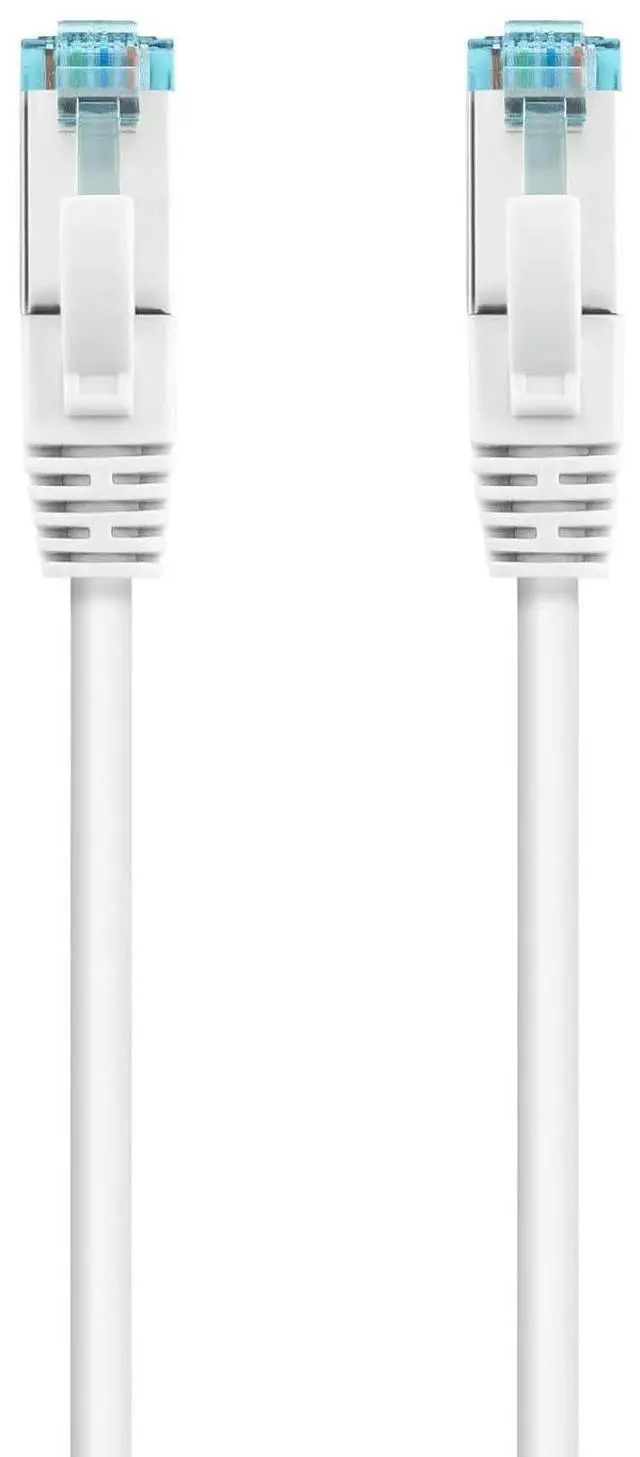 Main image of Blendend Category 7 Network Cable, White, LSZH SFTP PIMF Shielded, AWG26 Gauge, 25cm Length.Perfect for installations requiring Efficiency and Safety in Robust, Reliable Connections, i