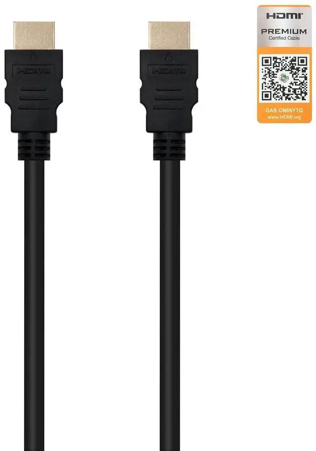 Main image of Certified High Speed HDMI v2.0 Cable Supports 4K@60Hz Resolution Designed for Optimal Connection Between Media Devices Model A/M-A/M Length 1.5m Black