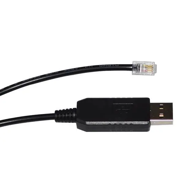 Alt view image 6 of 6 - USB to 4-POLE RJ10 RS232 SERIAL COMMUNICATION DEBUG CABLE for ELEVATOR DIAGNOSTICS INTERFACE to PC(3 metres,DB9 FEMALE - RJ10)