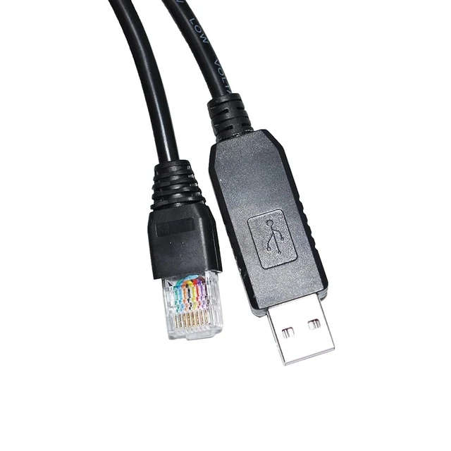 Alt view image 4 of 5 - COKYIS INDUSTRIAL USB to RJ45 ADAPTER RS232 SERIAL COMMUNICATION CONTROLLER CABLE(5m)