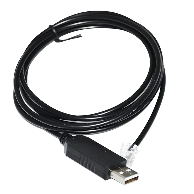 Alt view image 2 of 6 - COKYIS USB / DB9 to RJ9 4P4C RS232 CONVERTER SERIAL COMMUNICATION CABLE CONNECT to PC(1.8m,FT232RL Chip)