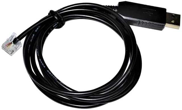 Main image of COKYIS FT232RL CHIP USB to RJ11 RJ12 ADAPTER RS232/RS485 CONVERTER SERIAL COMMUNICATION CABLE for DRIVE/FREQUENCY INVERTER(3 metres,RS232 Signal)