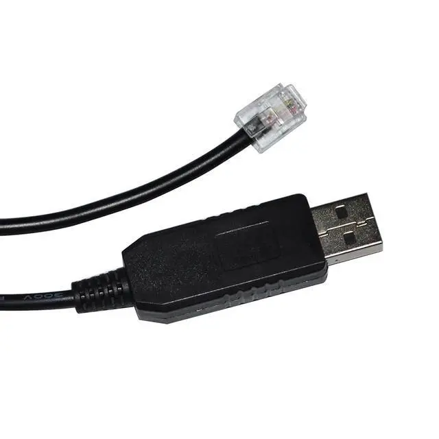 Alt view image 3 of 5 - 20A 40A MPPT CHARGER CONTROLLER CABLE USB to RJ11 RJ12 6P4C RS232 SERIAL COMMUNICATION KABLE(3 metres)