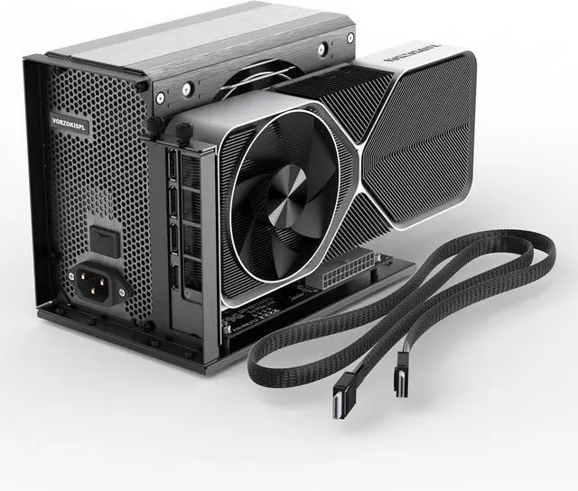 Main image of PCIe 4.0 x4 64Gbps eGPU Dock with 39.4in SFF-8611 OCuLink Cable, OCuLink SFF-8612 8311 to PCIe x16 External GPU Dock for Laptop & Mini PC, External gpu Enclosure Supports External Graphics Card