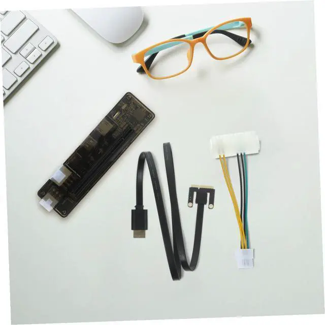 Alt view image 4 of 7 - Pci-e Laptop Graphics Card Dock Video Card Docking Station USB Compatibility Random Style