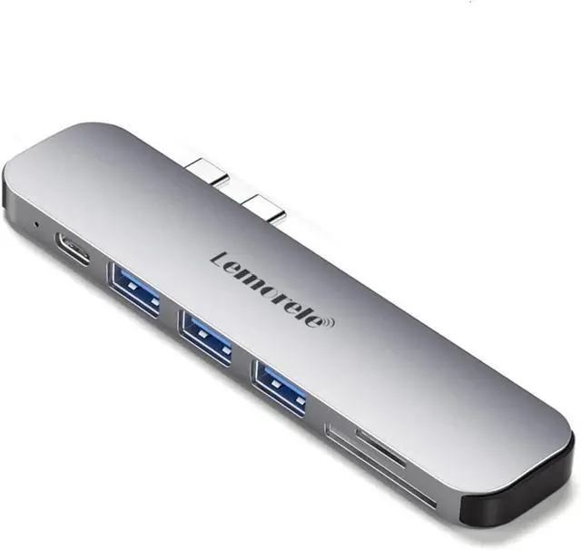 Main image of TC52 7-in-2 Ports USB C Docking Station Type C to HDMI Adapter USB Hub 3.0 5Gbps Faster Transfer for MacOS Laptop