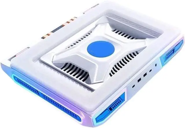 Alt view image 7 of 7 - Pressurized Air Cooling Radiator Air Pressure Laptop Portable 12V Power Adapter 1A2C 2.0 Docking Station for 13-17.3 Inch(C)