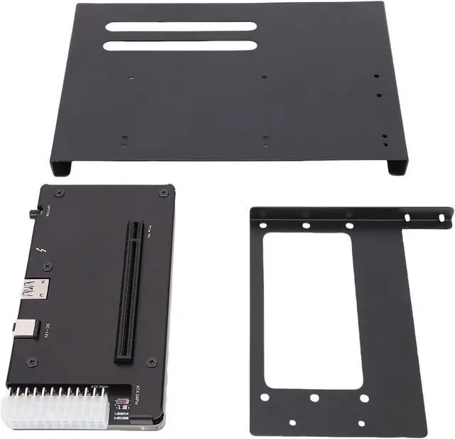 Alt view image 2 of 7 - Graphics Card Dock, High Performance External GPU Docking Station with PCIe 16X Slot for 3 4 USB4 Laptops Mini PCs Handheld Consoles Aluminum Alloy