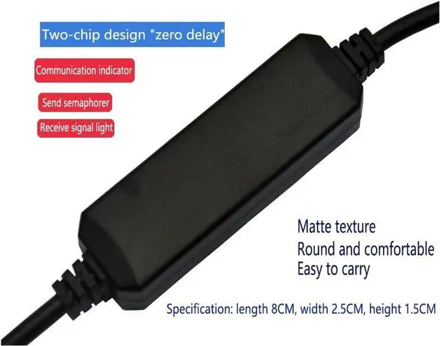 Alt view image 4 of 5 - USB Port Compatible with INVT IVC1/IVC2 Series PLC Programming Cable Download Cable USB-IVC