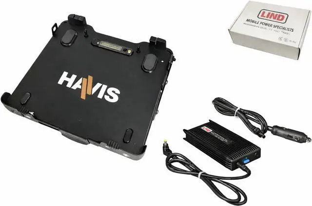 Main image of Vehicle Docking Station Compatible with Havis DS-PAN-1101-2 for Panasonic Toughbook 33 with Genuine Lind Power Supply Included Dual Pass-Through Antenna Ports Full Port Replication