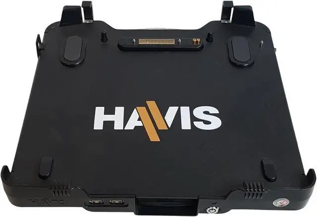 Alt view image 2 of 6 - Vehicle Docking Station Compatible with Havis DS-PAN-1101-2 for Panasonic Toughbook 33 with Genuine Lind Power Supply Included Dual Pass-Through Antenna Ports Full Port Replication