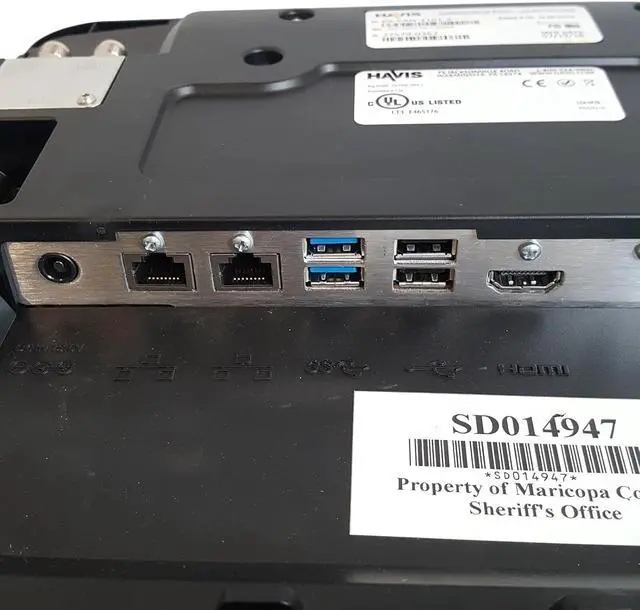 Alt view image 5 of 6 - Vehicle Docking Station Compatible with Havis DS-PAN-1101-2 for Panasonic Toughbook 33 with Genuine Lind Power Supply Included Dual Pass-Through Antenna Ports Full Port Replication