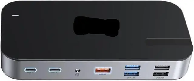 Alt view image 2 of 5 - 4K60Hz 3 HDMI USB .1 RJ45 SD/TF Audio PD 100W Adapter Compatible For Macbook Pro Air 15 In C Docking Station Laptops HUB(15in1 2HDMI DP VGA)