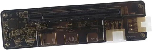 Alt view image 3 of 7 - SECFOU External Graphics Card Docking Station for Laptop Easy to Use Pci-e Expansion Hub Portable Power Supply with USB Support for Gamers and Professionals