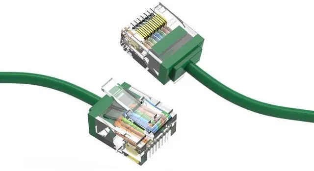Main image of Ultra Slim Cat6A Cable 4 FT (100 Pack) Networking, Super Slim CAT 6 Ethernet Patch Cord, 10Gigabit Super Thin RJ45 Connector Internet Cable for PC, Mac, Laptop, PS5, PS4, Xbox - Green