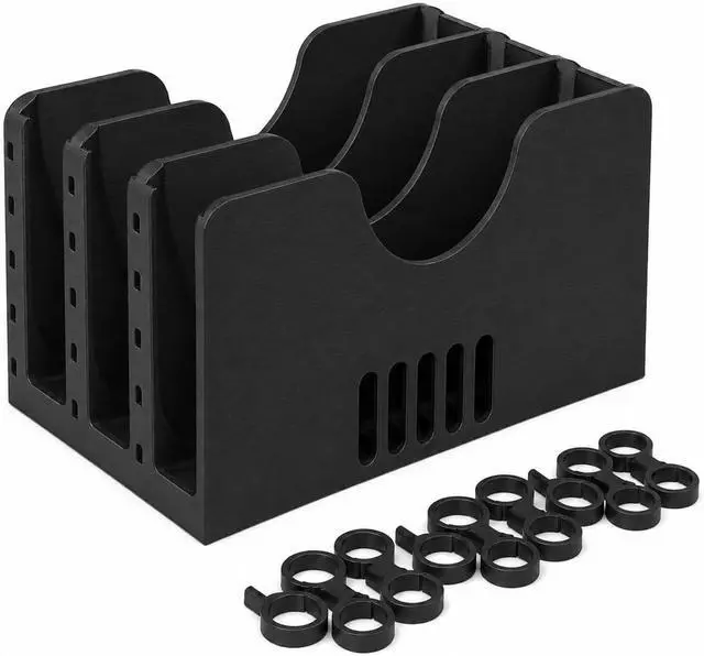 Alt view image 2 of 7 - SplashNColor Vertical Dock Stand for Apple Mac mini Multi-Device Interlocking Organizer | Space-Saving Desktop Slots | Fits 2010-2025 Models | SuperDrive Compatible
