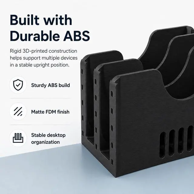 Alt view image 5 of 7 - SplashNColor Vertical Dock Stand for Apple Mac mini Multi-Device Interlocking Organizer | Space-Saving Desktop Slots | Fits 2010-2025 Models | SuperDrive Compatible